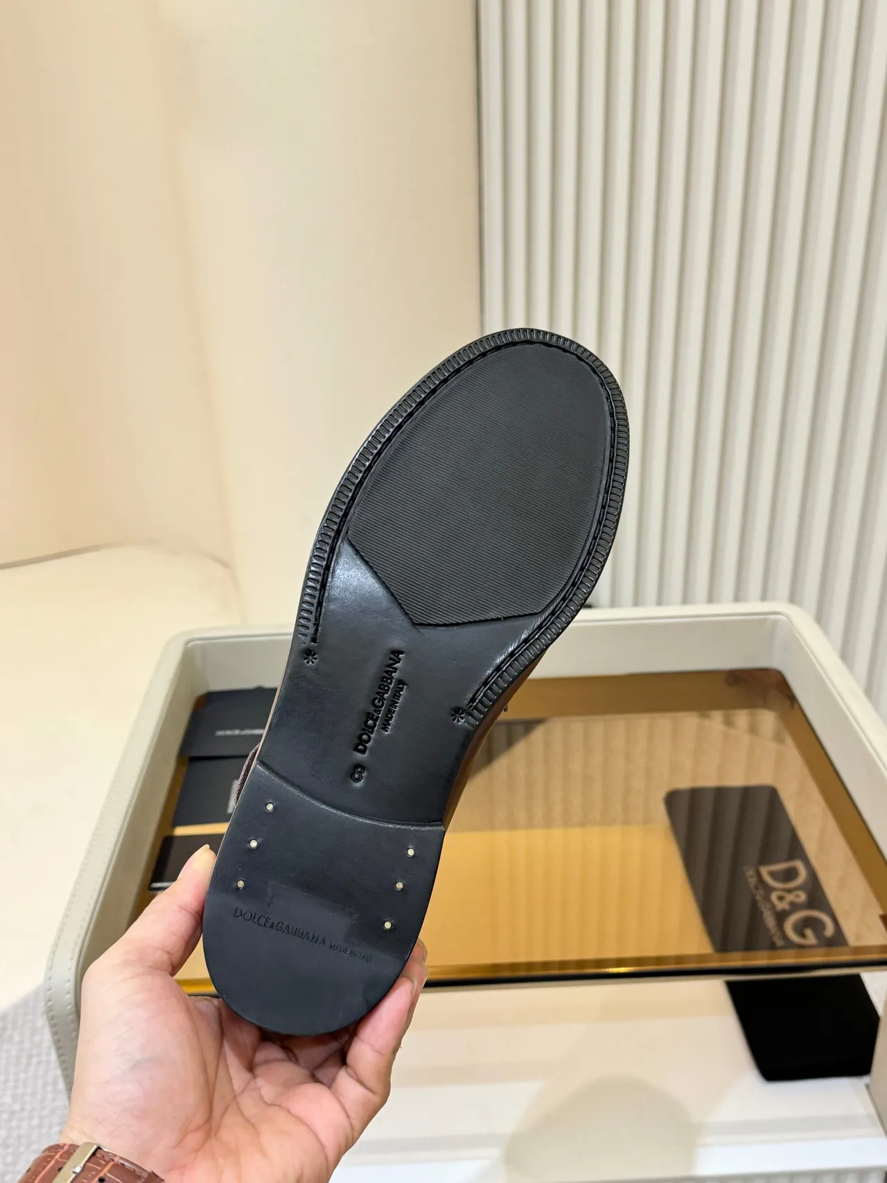 Dolce & Gabbana Mocassim Penny Marrom Preto Trançado Moc-Toe Loafer 2