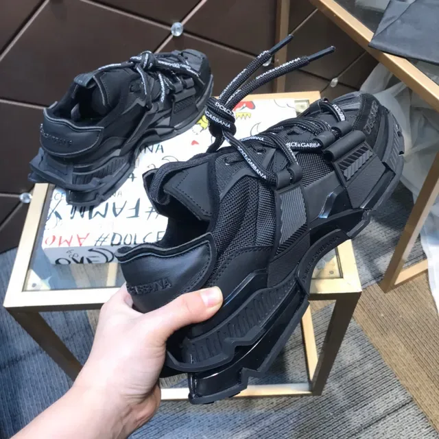 Dolce & Gabbana Runner sneakers chunky semelle noire lacets avec logo 6
