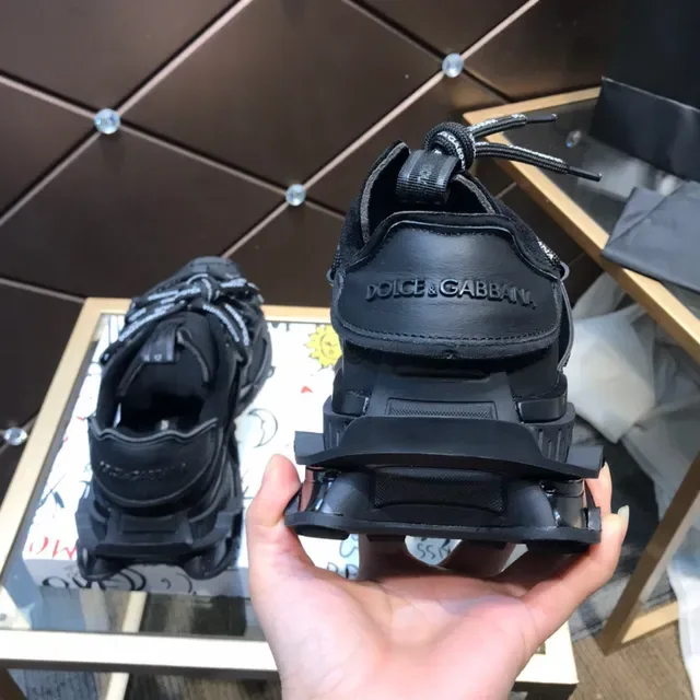 Dolce & Gabbana Runner sneakers chunky semelle noire lacets avec logo 7