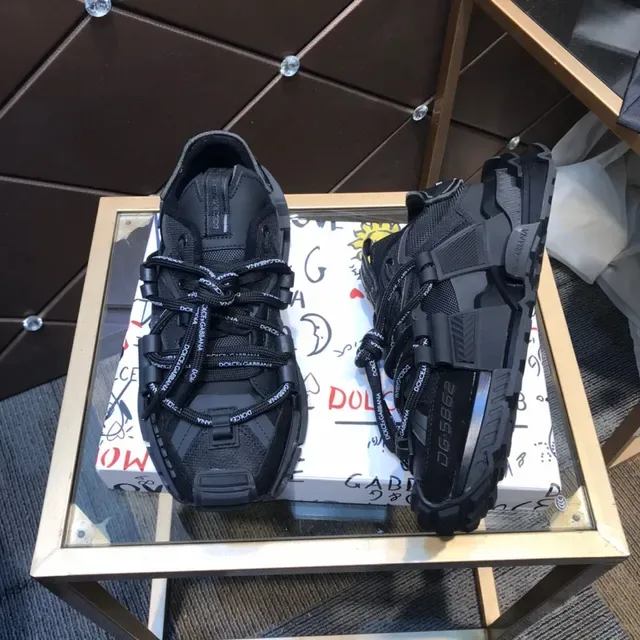 Dolce & Gabbana Runner sneakers chunky semelle noire lacets avec logo 8