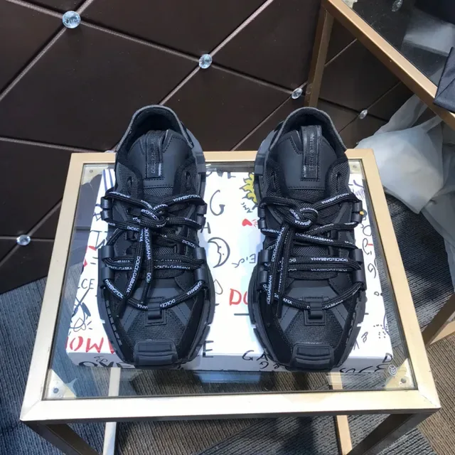 Dolce & Gabbana Runner sneakers chunky semelle noire lacets avec logo 9