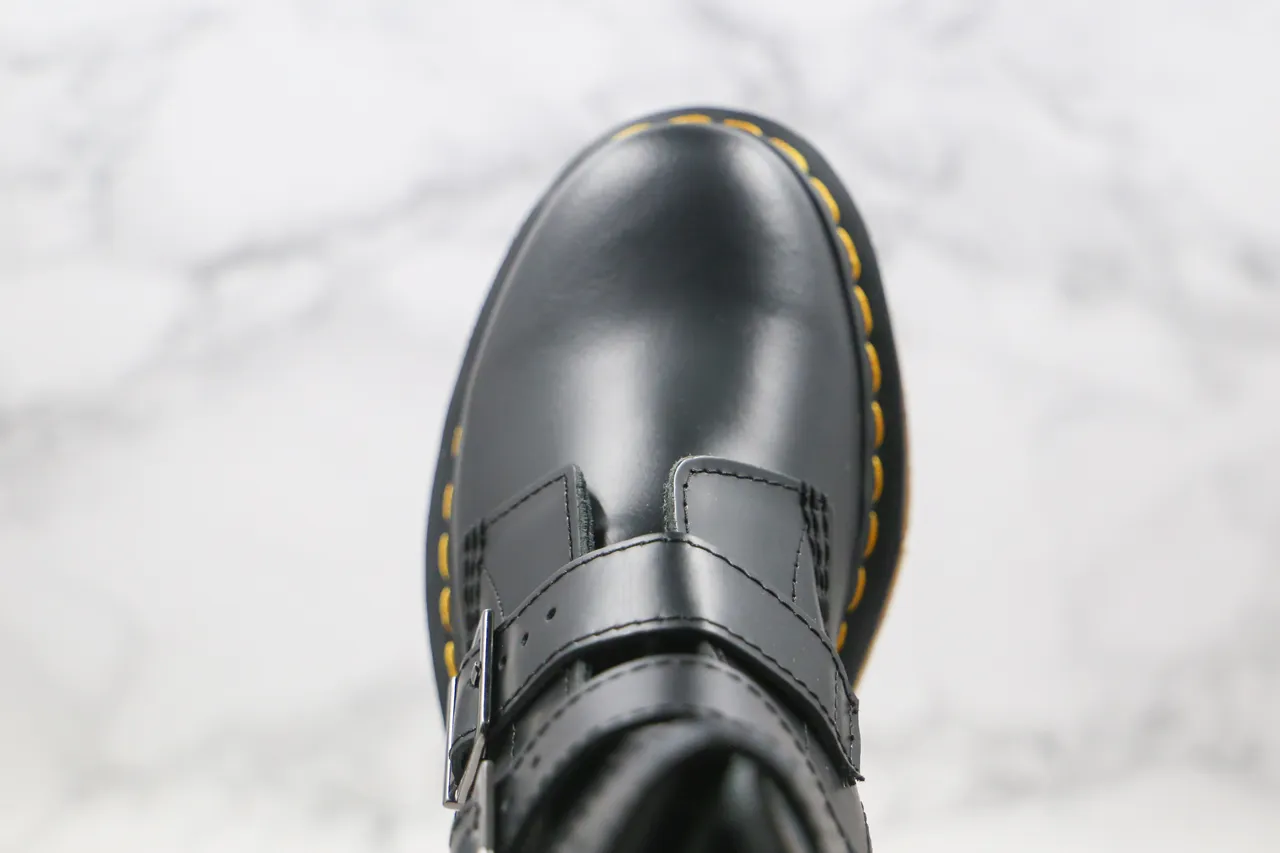 Dr. Martens 1460 Bex 黑色扣带踝靴 4