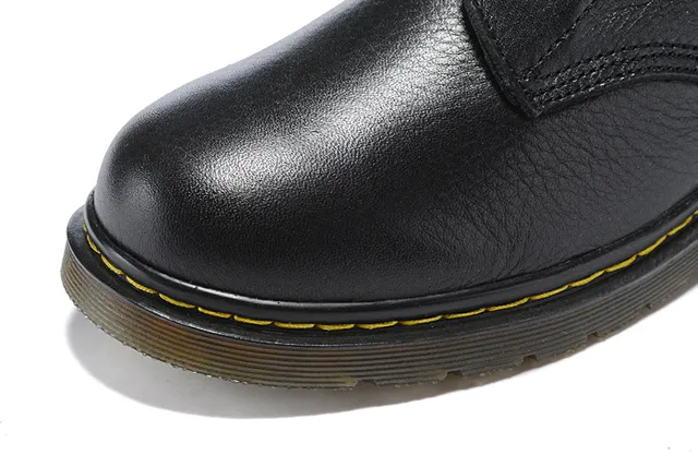 Dr. Martens 1460 Bottine Martin Cuir Granulé Marron 7
