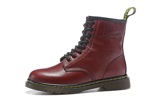 Dr. Martens 1460 Bottine Martin Cuir Granulé Marron 13