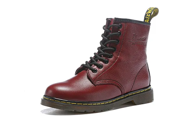 Dr. Martens 1460 Bottine Martin Cuir Granulé Marron 14