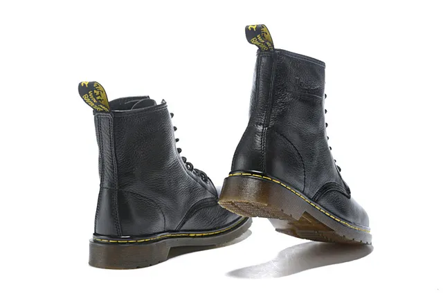 Dr. Martens 1460 Bottine Martin Cuir Granulé Marron 15