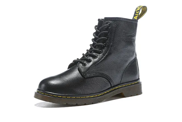 Dr. Martens 1460 Bottine Martin Cuir Granulé Marron 21