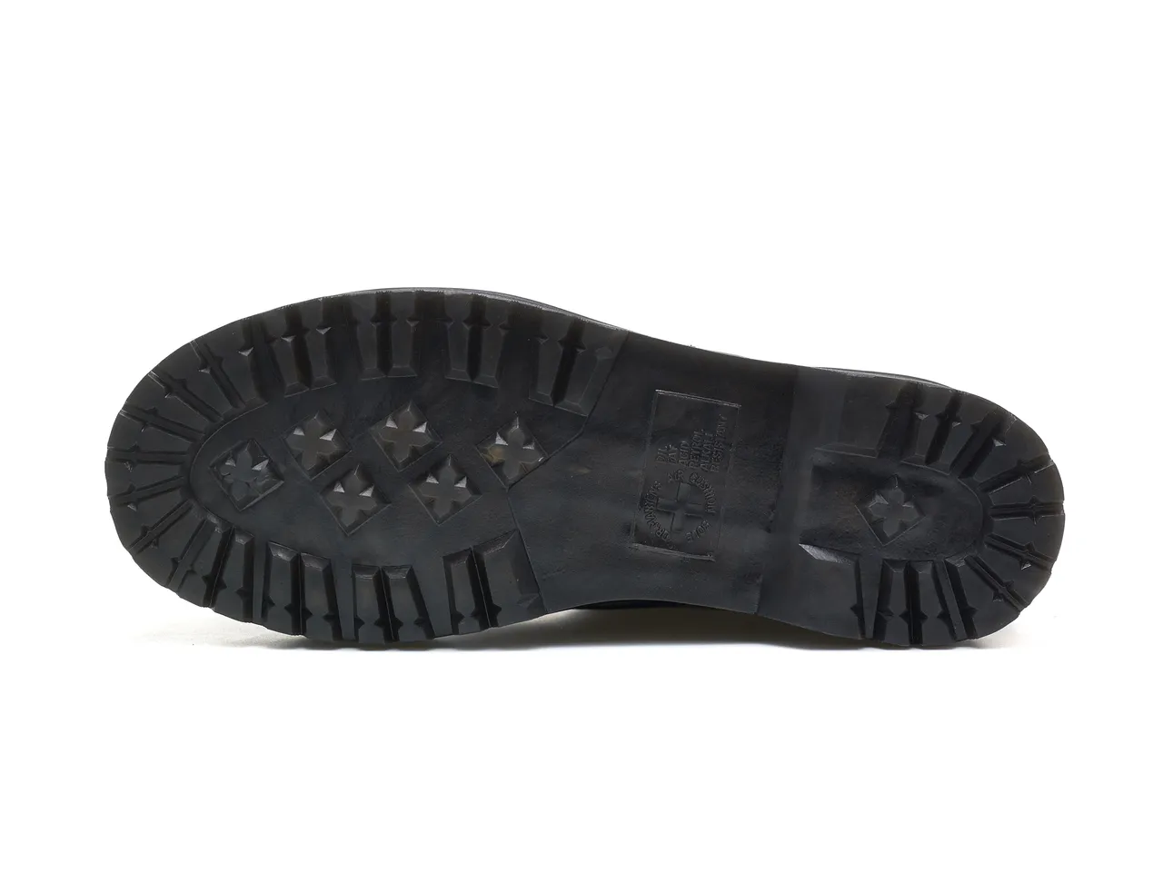 Dr. Martens Jadon Bottes noires jaunes semelle plateforme embout cap Martin Boots 6