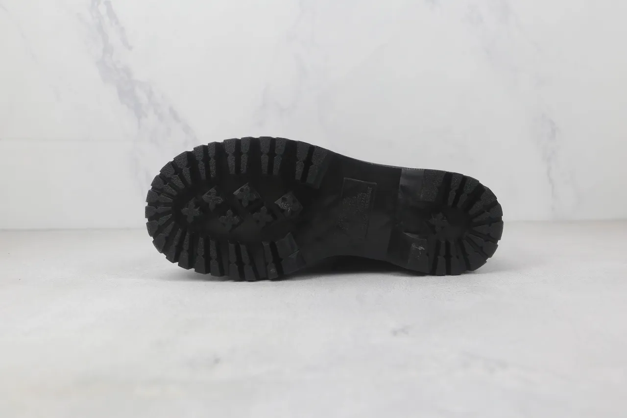 Dr. Martens Jadon Platform কালো চামড়ার মার্টিন বুট 8