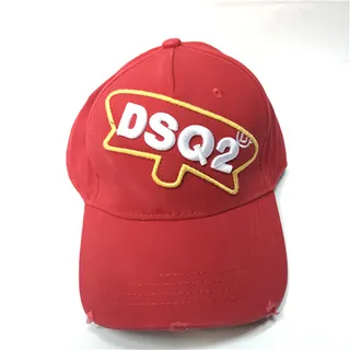 Dsquared2 DSQ2 Escudo Logotipo Gorra de Béisbol Blanca 3