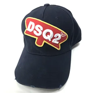 Dsquared2 DSQ2 Escudo Logotipo Gorra de Béisbol Blanca 4
