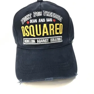 Dsquared2 Fight for Freedom Embroidered Navy Baseball Cap