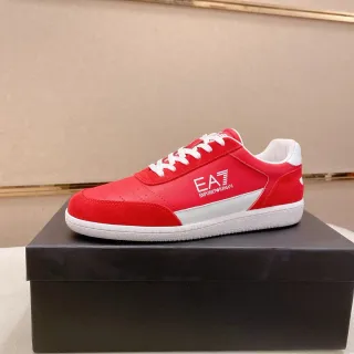 Emporio Armani EA7 Zapatillas Lifestyle Rojo y Blanco