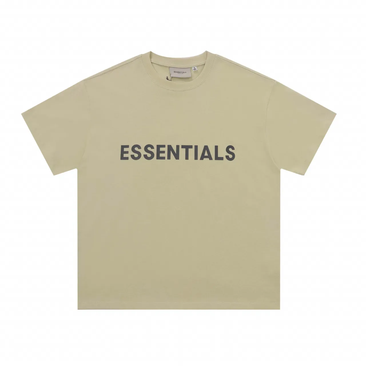 تيشيرت Fear of God Essentials بياقة دائرية وطباعة جرافيك 5