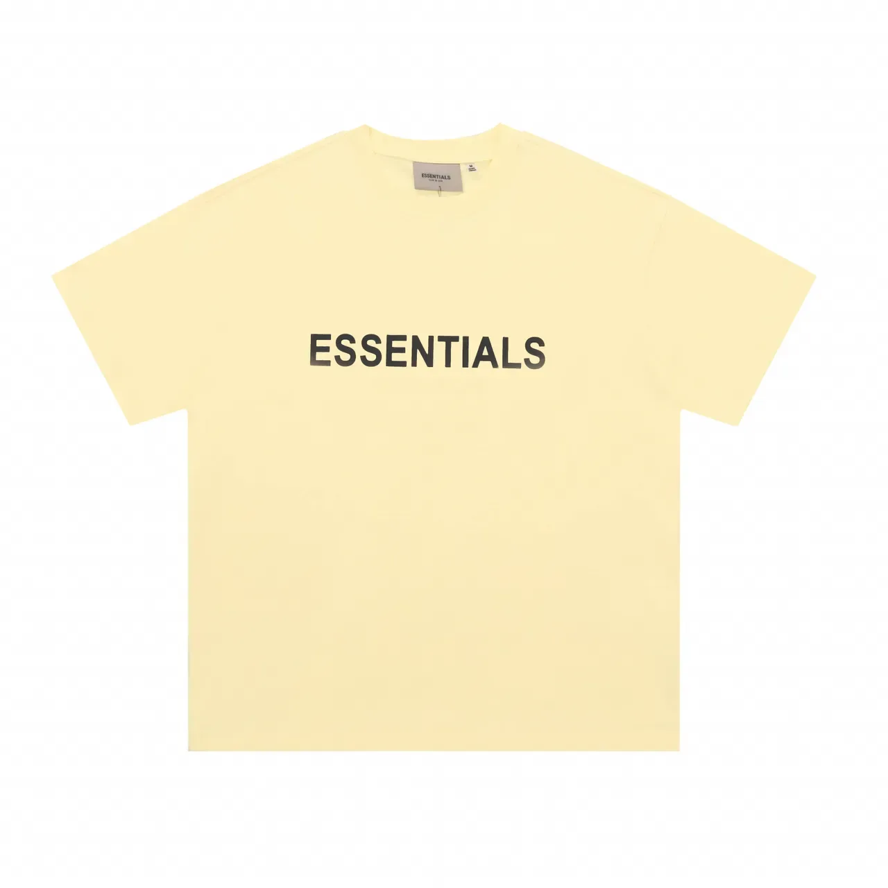 تيشيرت Fear of God Essentials بياقة دائرية وطباعة جرافيك 11