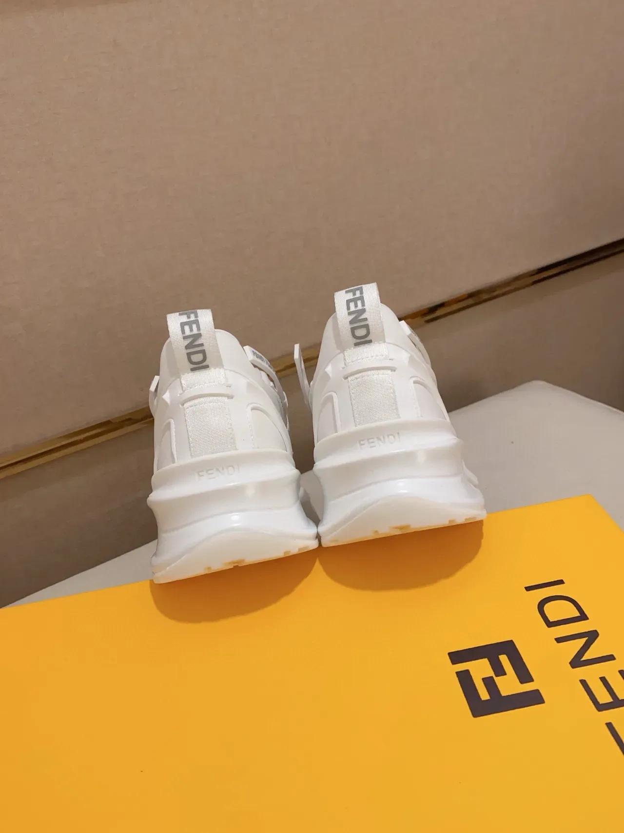 Fendi Flow White Chunky Sneakers 3