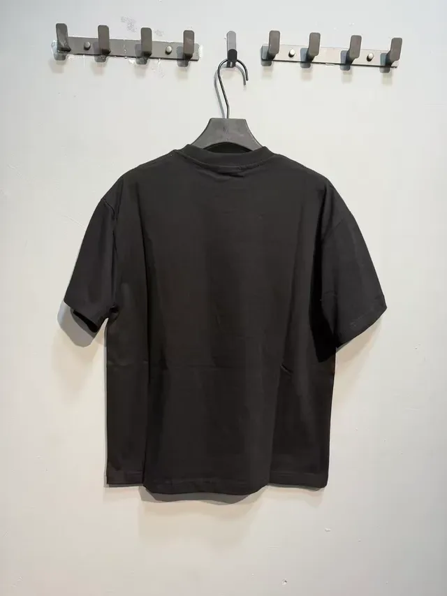 ASAALI Chain Shield Graphic Black T-Shirt 6