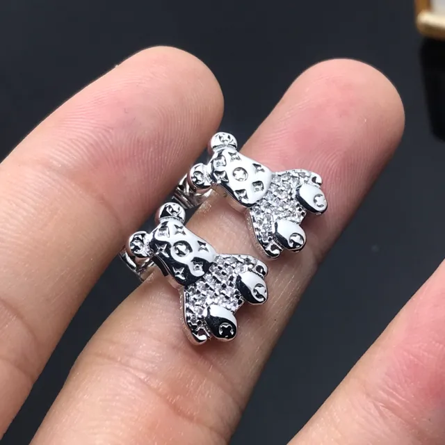 Bear-Shaped Pavé-Set Rose Gold-Tone Rings 4