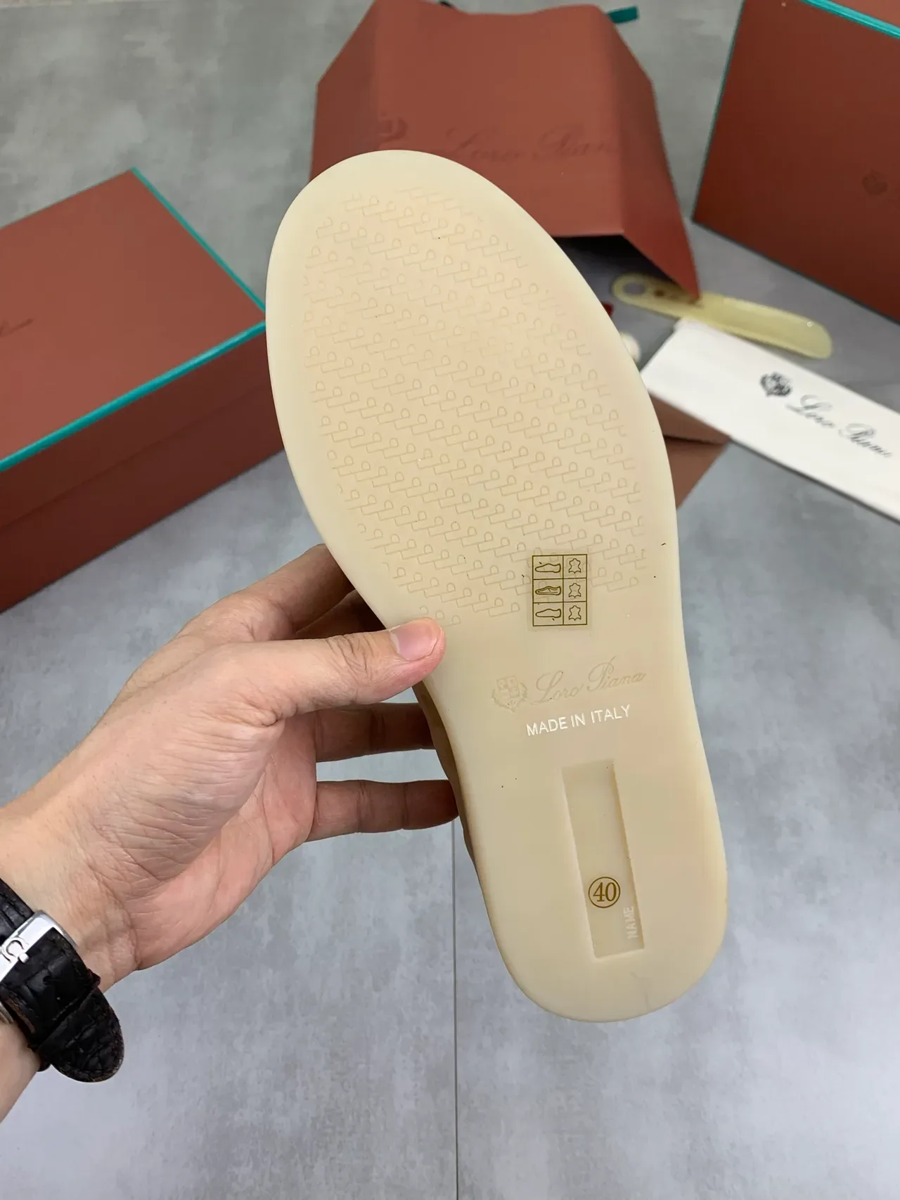 Beige Suede Knit-Collar Low-Top Sneakers 3