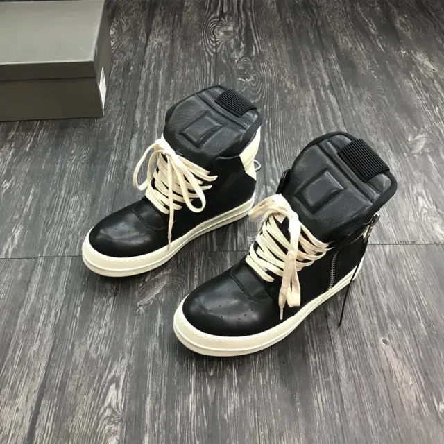 Sneakers lifestyle plateforme haute avec zip noir et crème 8