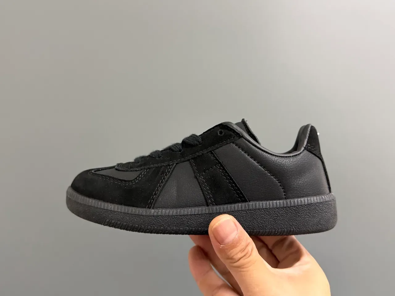 Black and White Panelled Suede Lifestyle Sneakers 11