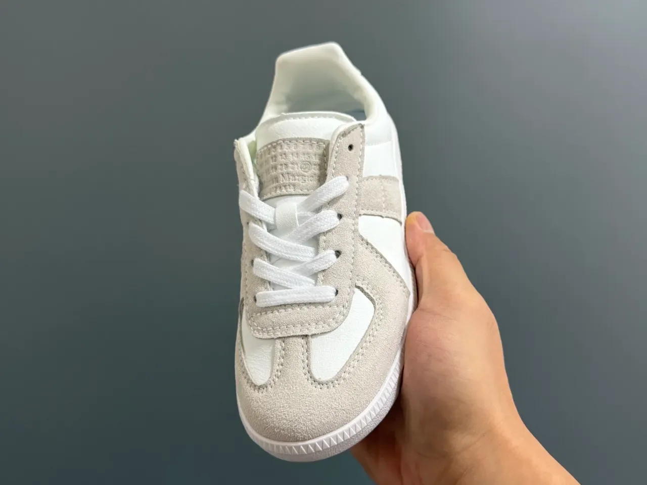 Black and White Panelled Suede Lifestyle Sneakers 19