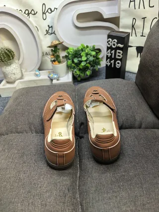 Black Beige Suede-Like Upper Cream Lining Mary Jane Shoes 18
