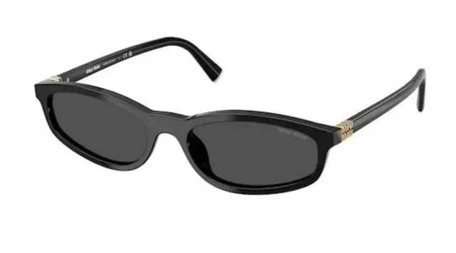 Gafas de sol marco negro lente ámbar rectangular cat-eye 2