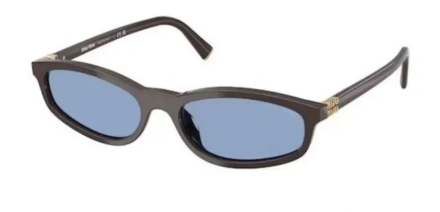 Gafas de sol marco negro lente ámbar rectangular cat-eye 5
