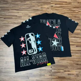 تي شيرت All-Star أسود بطباعة جرافيك
