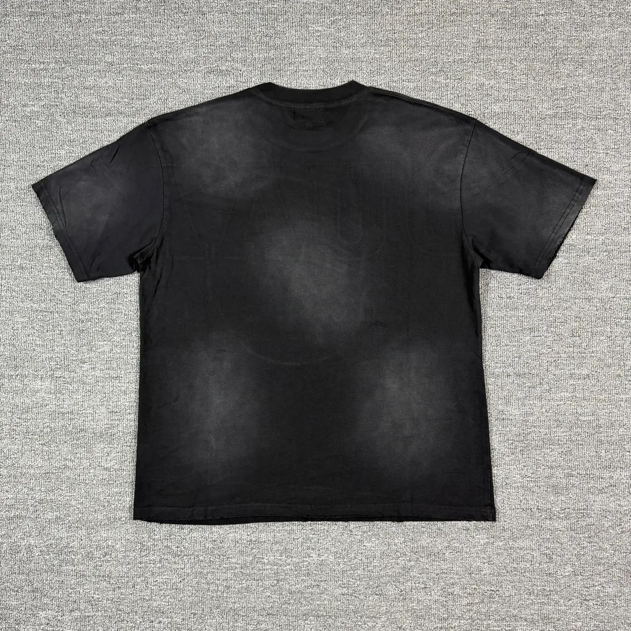 T-shirt noir à impression graphique photoréaliste de scène de football 3