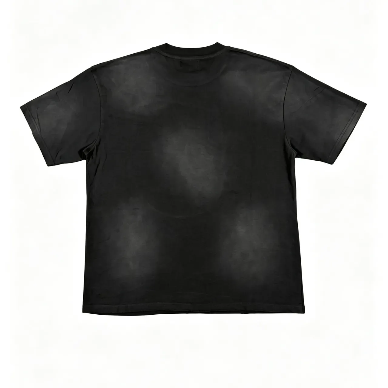 T-shirt noir à impression graphique photoréaliste de scène de football 6