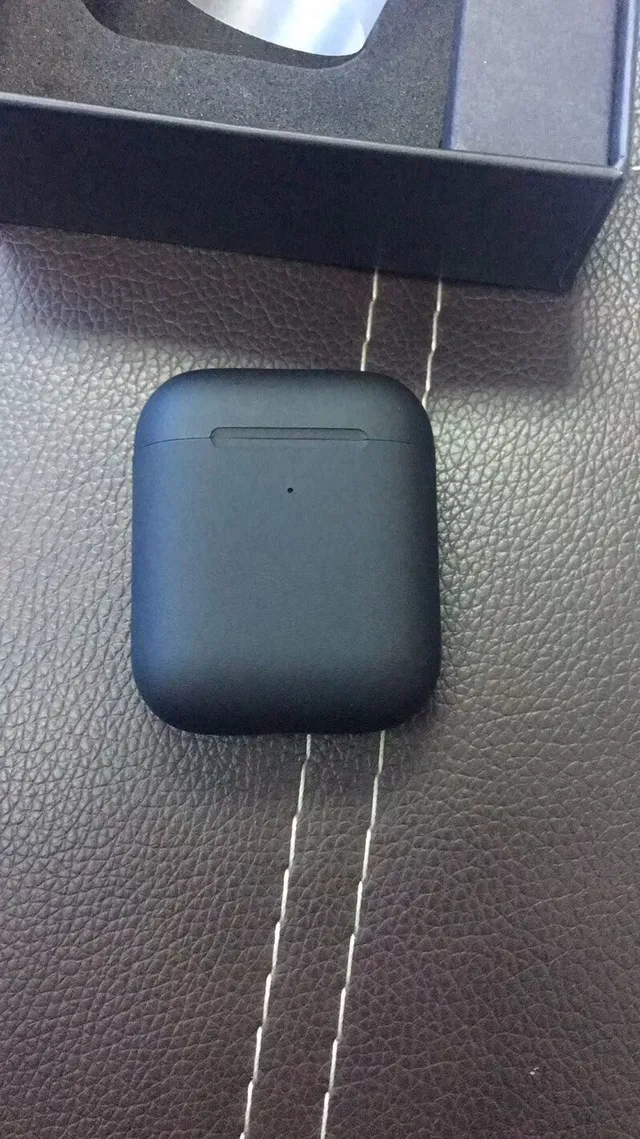 Black Gray Matte Finish Compact Charging Case TWS Earbuds 3