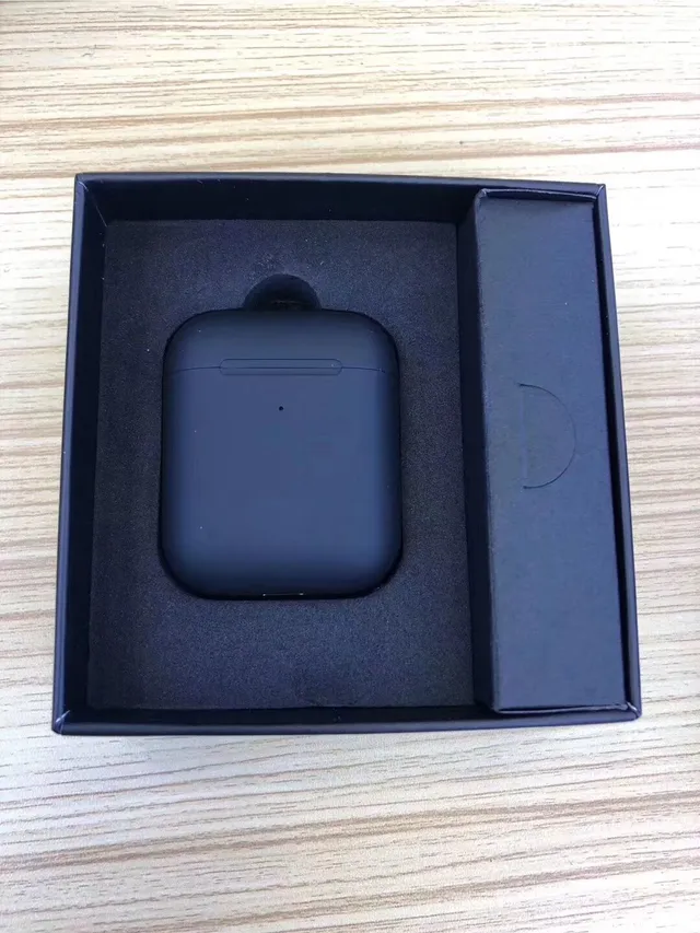 Black Gray Matte Finish Compact Charging Case TWS Earbuds 17