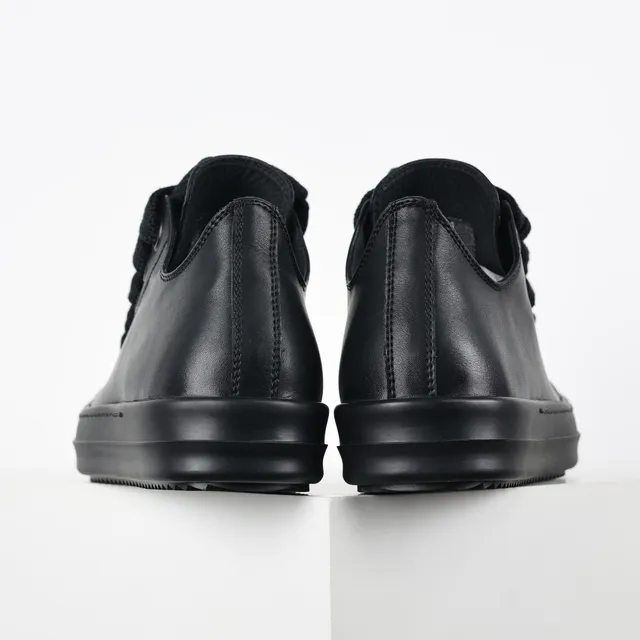 Black Monochrome Oversized Lace Platform Sneakers 8