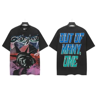 Black Oversized Graphic Print T-Shirt