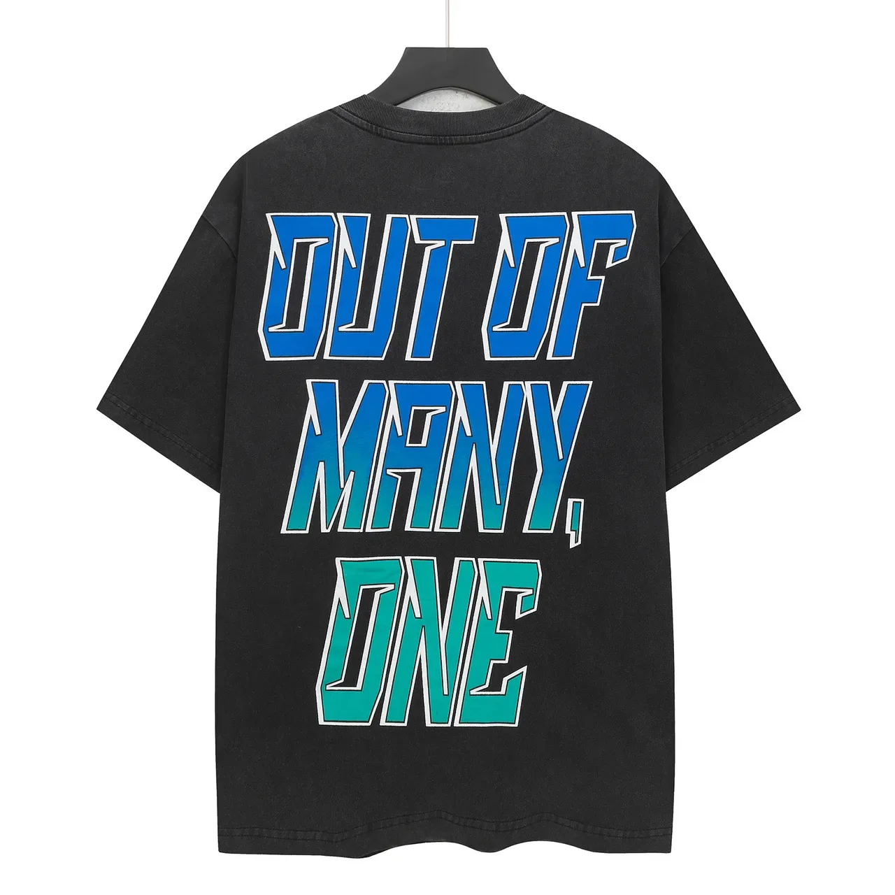 Black Oversized Graphic Print T-Shirt 3