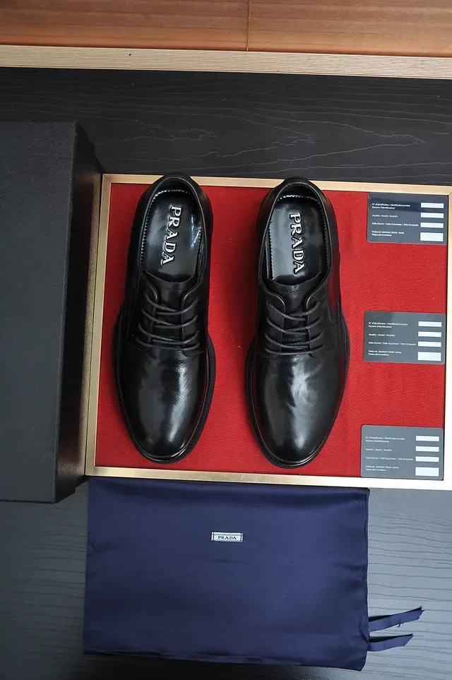 Chaussure Oxford à plateforme avec embout cap noir 5