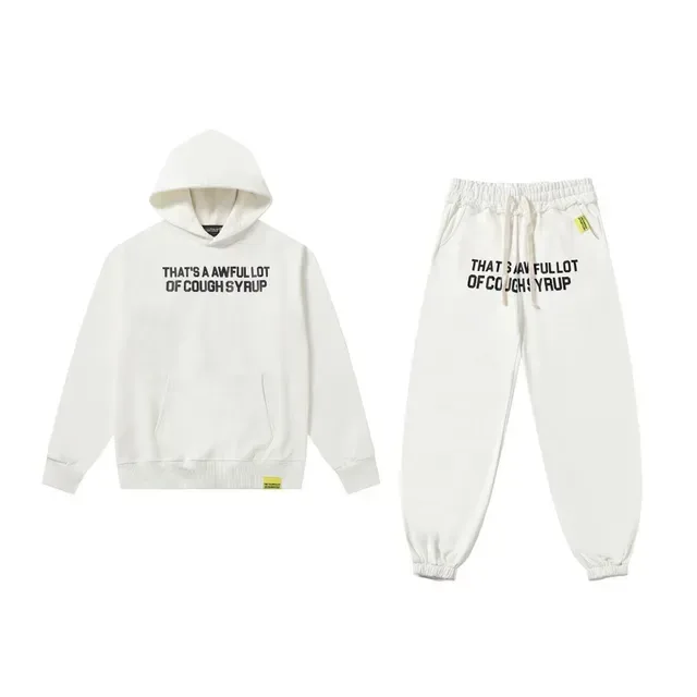 Black White Graphic-Print Oversized Fit Hoodie 11