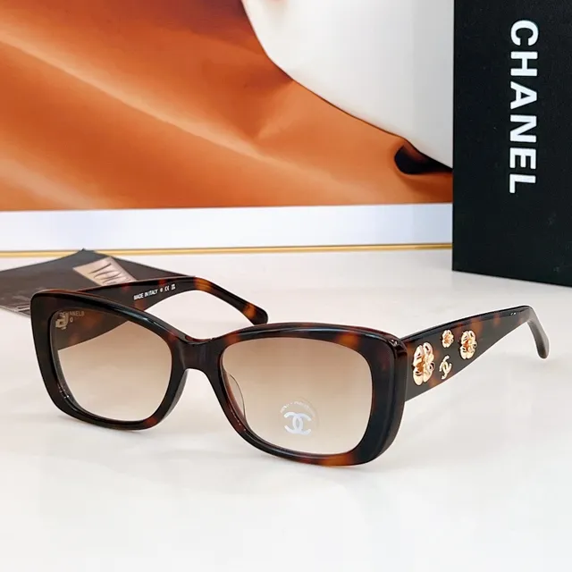 Black White Rectangular Silhouette Acetate Frame Sunglasses 3