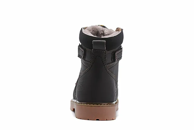 CAT Marron Noir Tan Cuir Col rembourré Bottes de travail 24