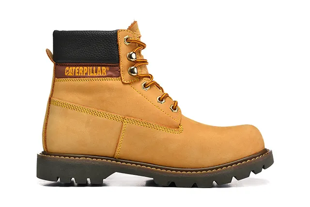 Caterpillar Original Work Boot भूरा काला भूरा सूद ऊपरी गद्दा कॉलर कार्य बूट 5
