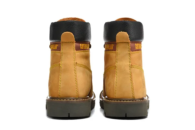 Caterpillar Original Work Boot भूरा काला भूरा सूद ऊपरी गद्दा कॉलर कार्य बूट 8