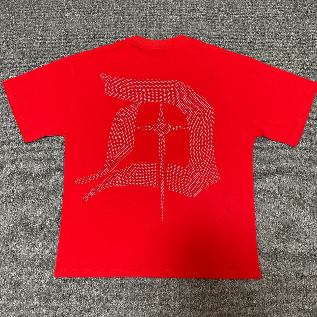 Digital Glitch Graphic Print Oversized T-Shirt 7