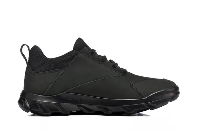 ECCO Black Mixed-Material Lifestyle Sneakers 5