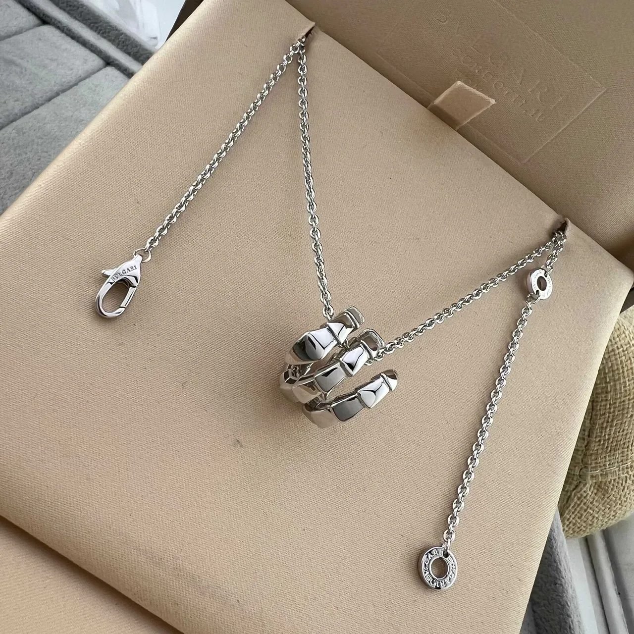Gold Rose Gold and Silver Geometric Stacked Charm Pendant Necklaces 4