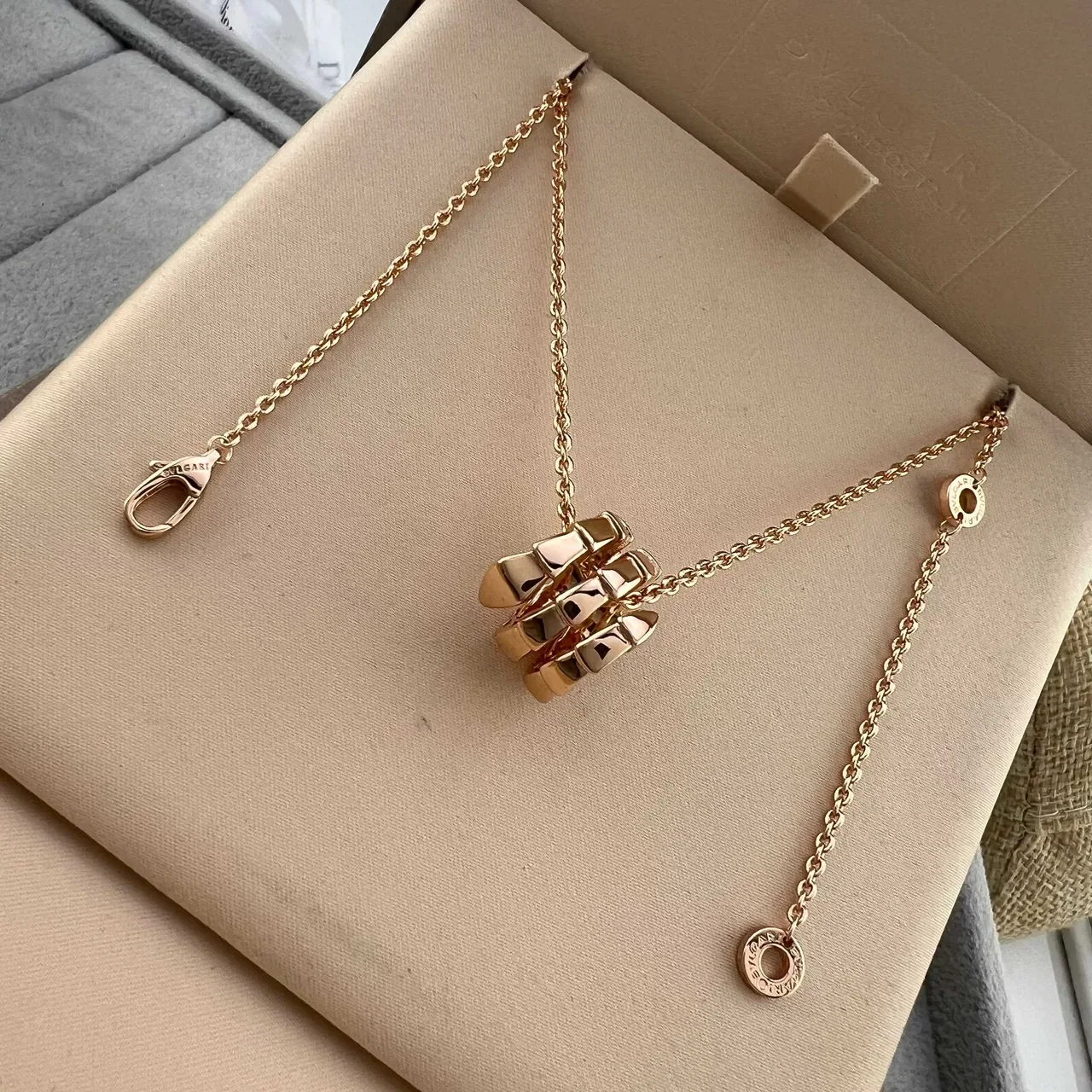 Gold Rose Gold and Silver Geometric Stacked Charm Pendant Necklaces 6