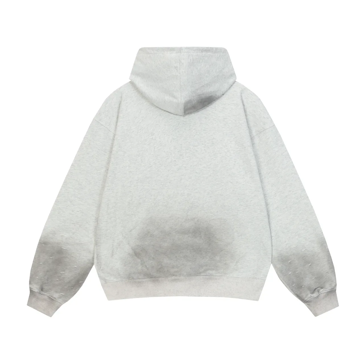 Hoodie impression graphique distressed manches 9