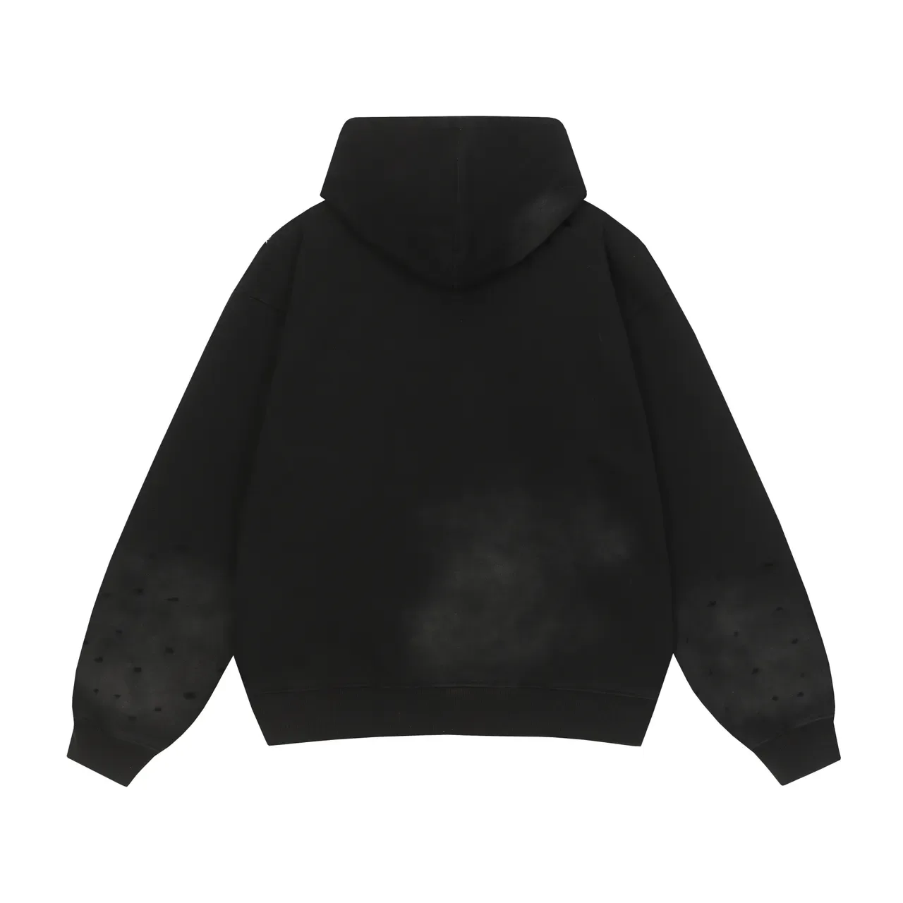 Hoodie impression graphique distressed manches 11