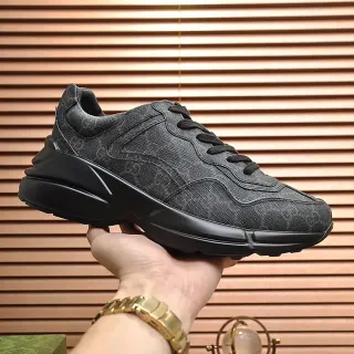 Gray Textured Upper Chunky Sole Lifestyle Sneaker
